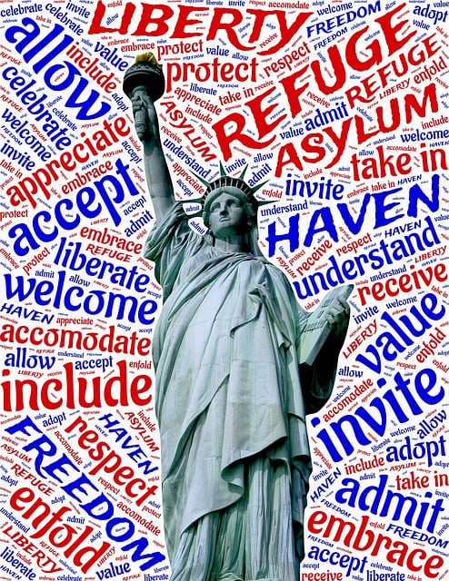 Free refuge haven asylum illustration