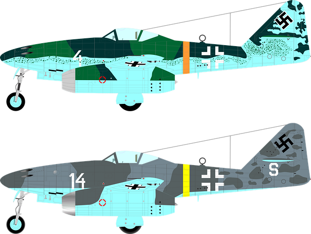 Free airplane fighter germany illustration