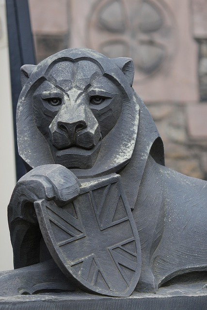 Free Lion Stone Sculpture photo and picture