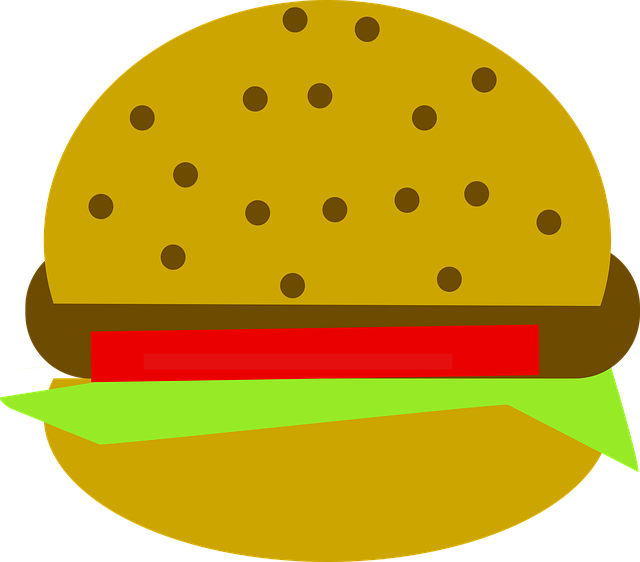 Free hamburger food fast food vector