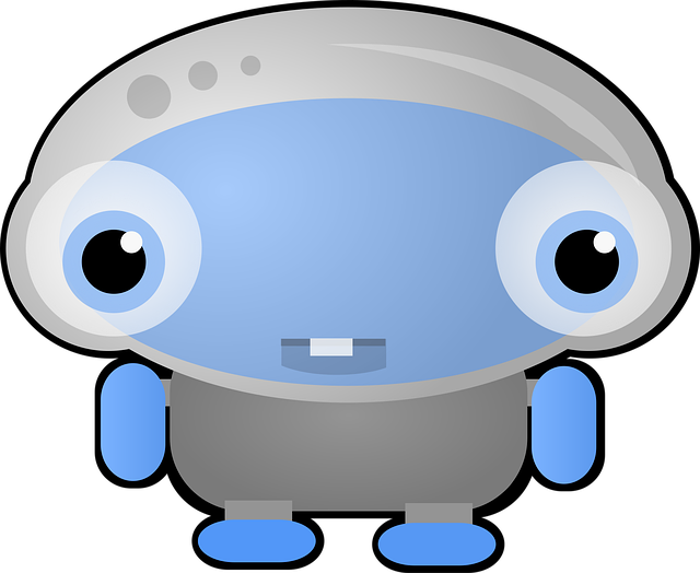 Download free HD stock image of Alien Blue Free alien blue creature vector