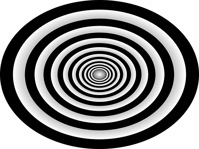 Free black pattern perspective illustration