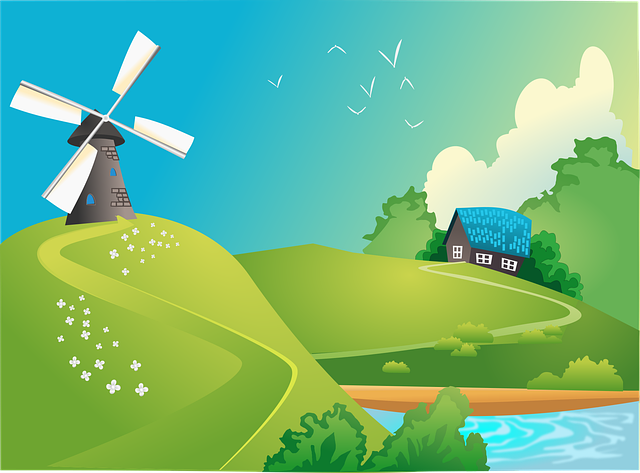 Download free HD stock image of House Lake Free house lake nature vector