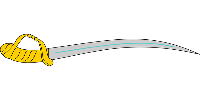 Free battle blade sword vector