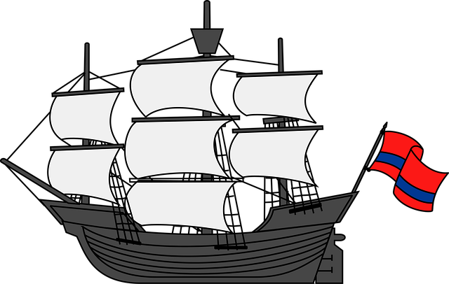 Free boat nature ocean illustration
