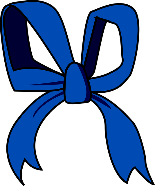 Free bow knot ribbon vector