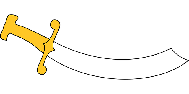 Free battle blade sword vector