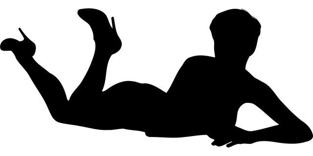 Weiblich, Mädchen, Hacke, Silhouette