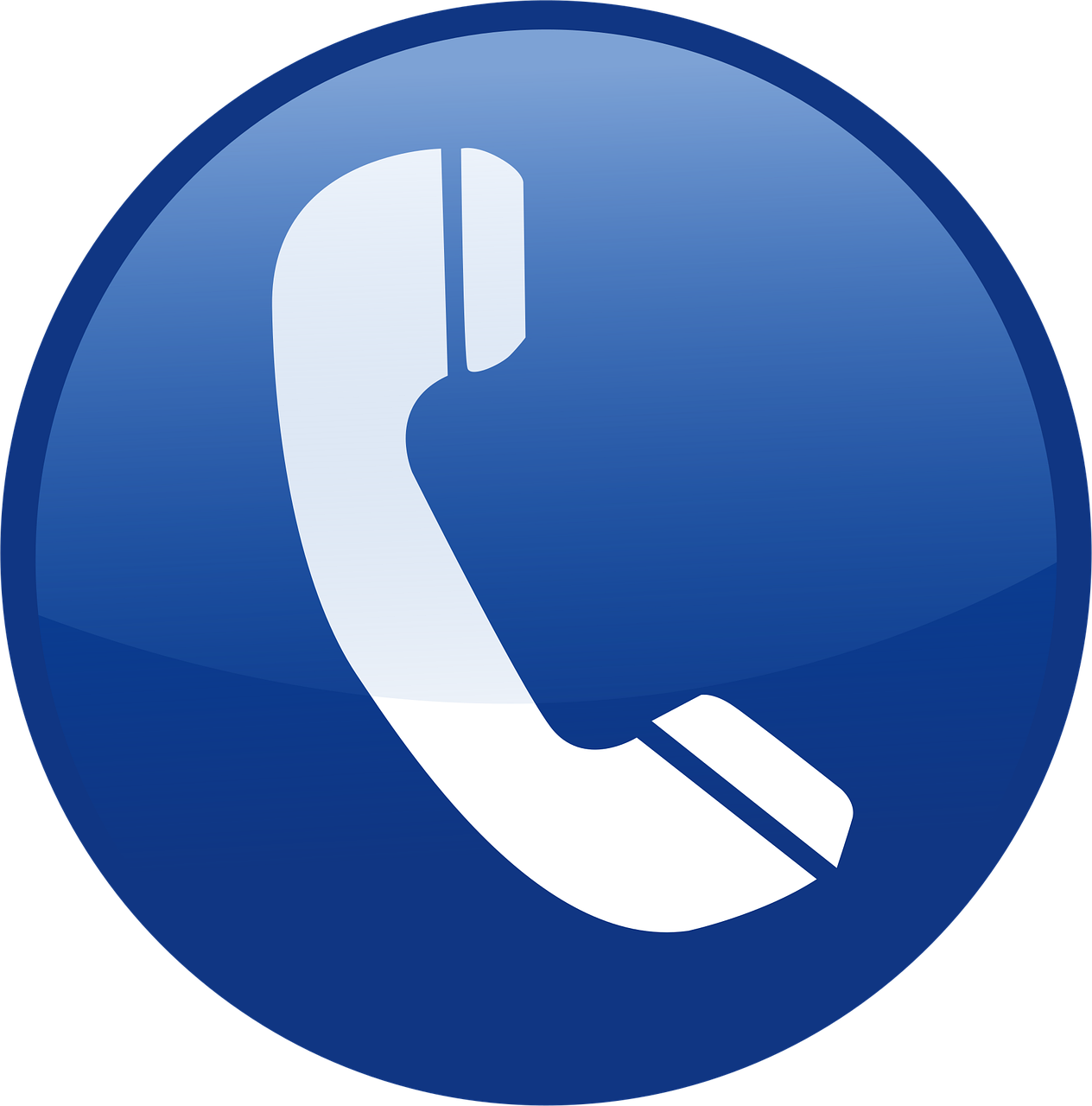Blauw Icon Telefoon Gratis Vectorafbeelding Op Pixabay