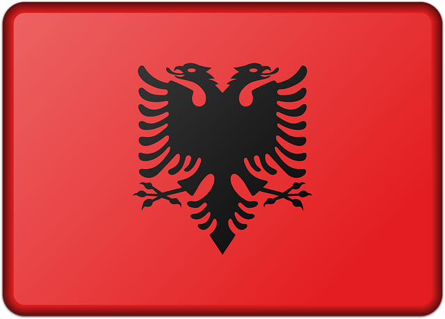 Albania, Steag, Decor, Semn, Semnal