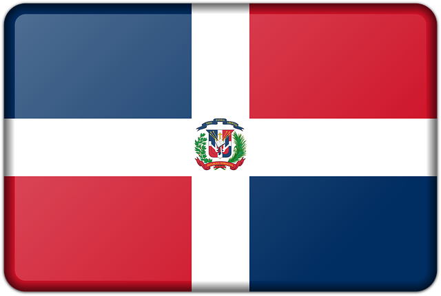 Free banner decoration dominican republic vector