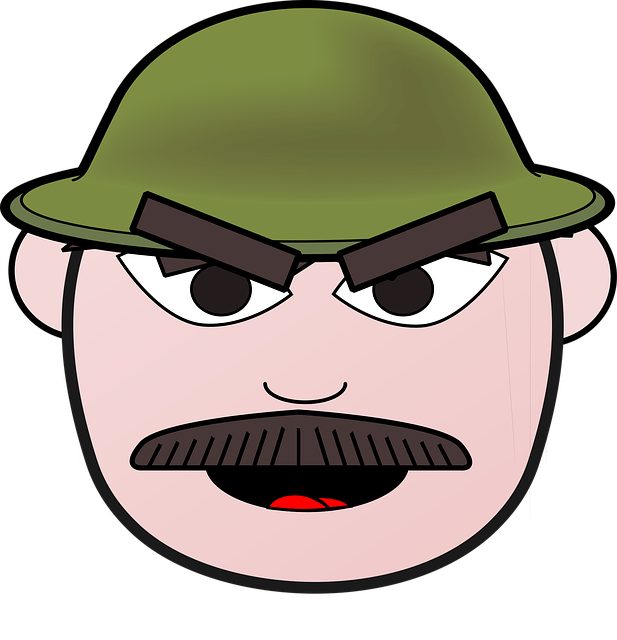 Free soldier scout comic vector