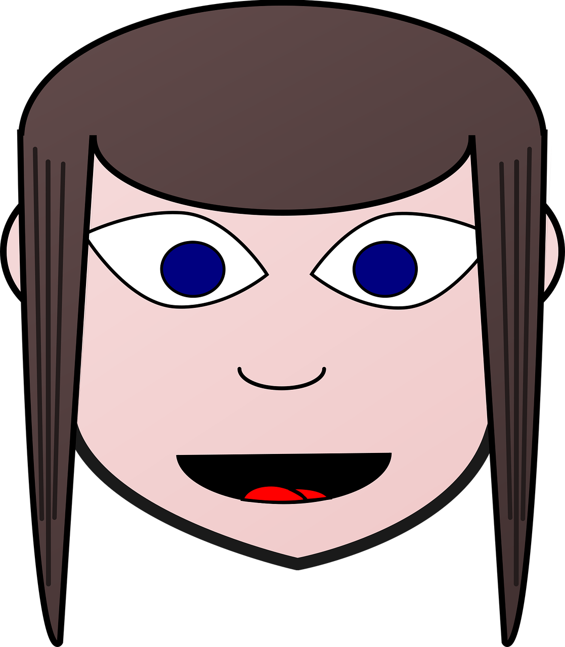 装扮头 女孩 头 - 免费矢量图形Pixabay - Pixabay