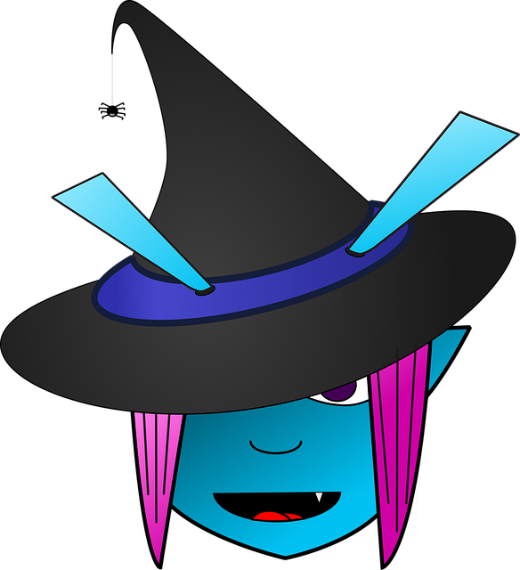 Free witch wizard halloween vector