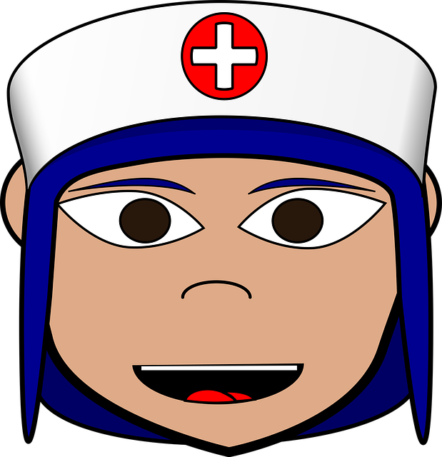 Free comic characters doctor dress-up head illustration