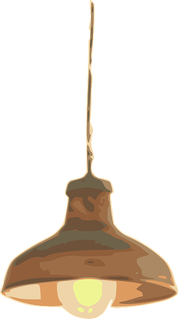 Free antique lamp light illustration