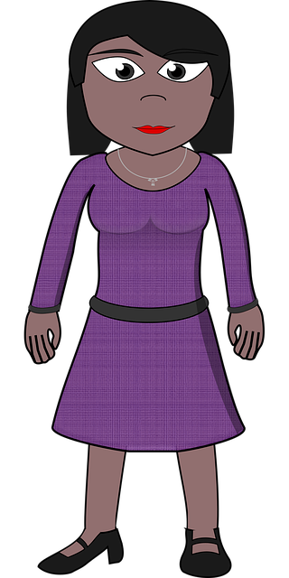 Free comic characters dress-up head modern vector