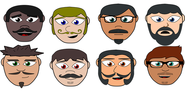 Free dress-up heads heads starter illustration