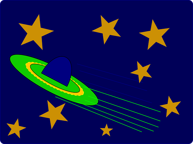 Free alien ufo space illustration