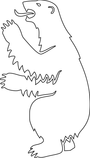 Free animal arctic bear illustration