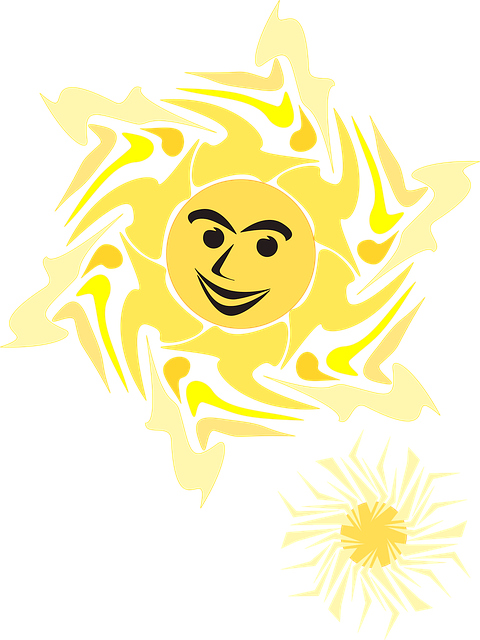 Free astronomy cartoon happy illustration