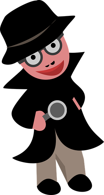 Free being crime detective vector