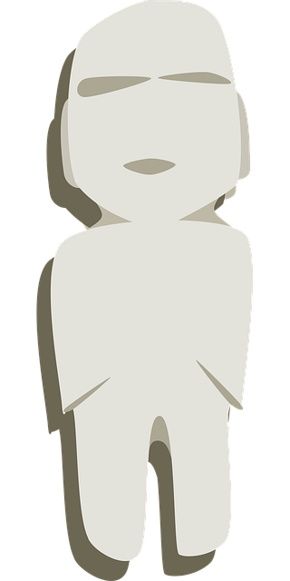 Free ancient mexico celt figure chisel man vector