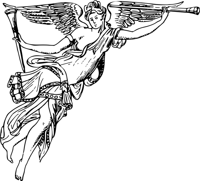 Engel, Herold, Heraldik, Horn, Trompete