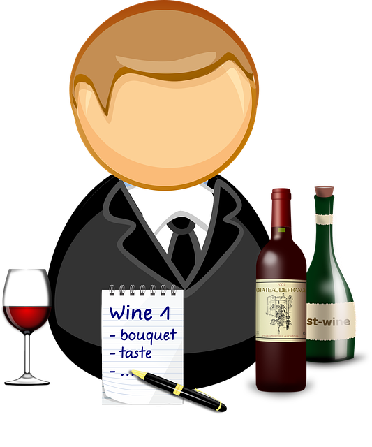 Free alcohol bottle bouquet illustration