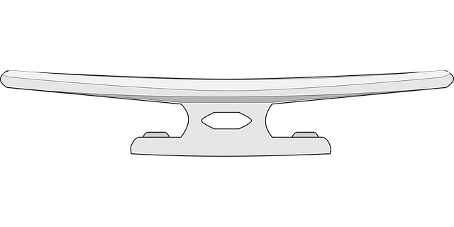 Free boating cleat rope illustration