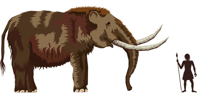Free elephant mammoth mastodon vector