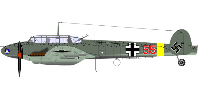 Flugzeug, Deutschland, Historisch, Ww 2
