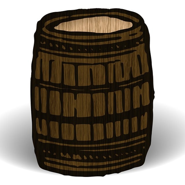 Free barrel wood vintage vector