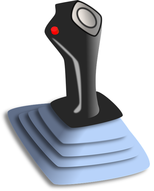 Free airbus aircraft joystick illustration