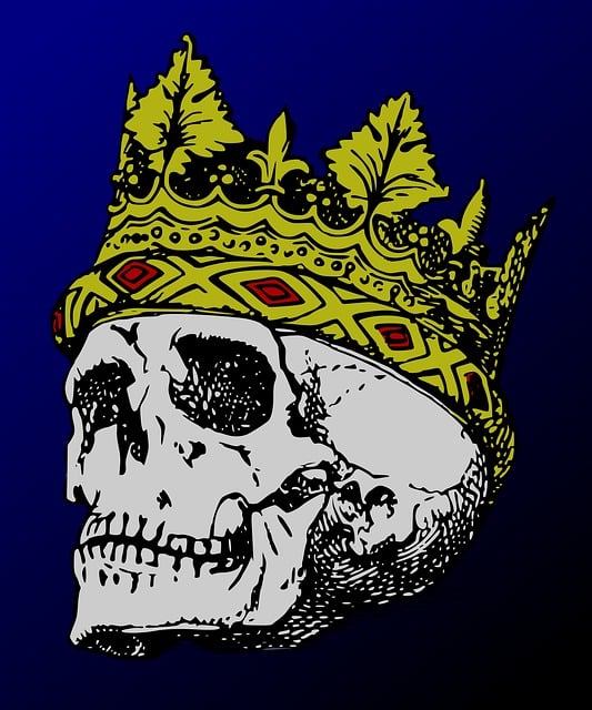 Free crown halloween horror vector