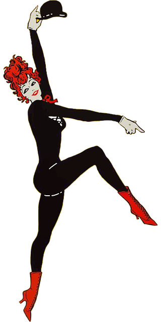 Free broadway dancer dancing vector