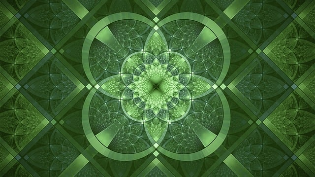 Download free HD stock image of Fractal Green Free fractal green st patrick's day illustration