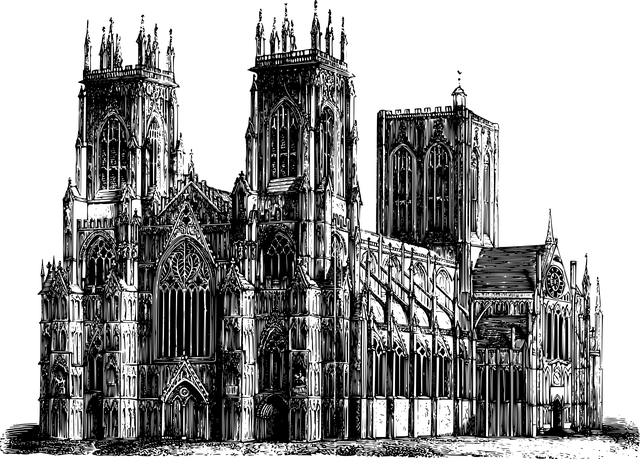 Free britain building cathedral vector