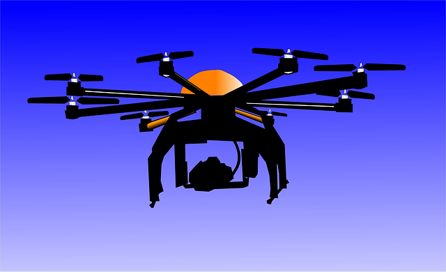 Free drone photography spying vector