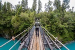 bridge, trekking, new zealand