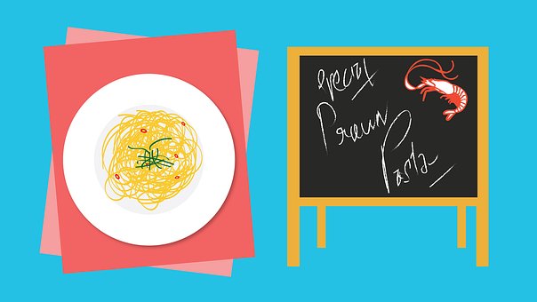 Free Pasta Prawn Pasta illustration and picture