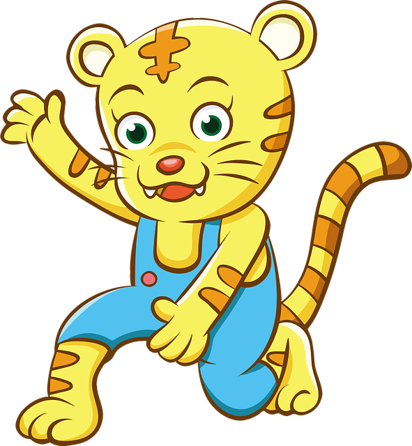 Free animal anthropomorphic cartoon illustration