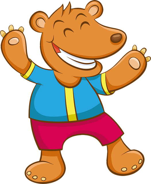 Free animal anthropomorphic bear vector