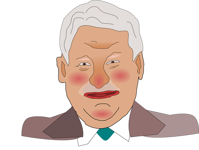 Free boris yeltsin comic characters politician vector