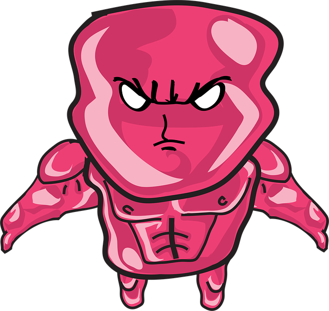 Free character jelly jelly man illustration