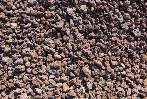 Grus, Sort, Baggrund, Byggematerialer