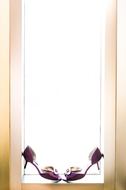 Free Wedding Shoes Purple Shoes photo and picture