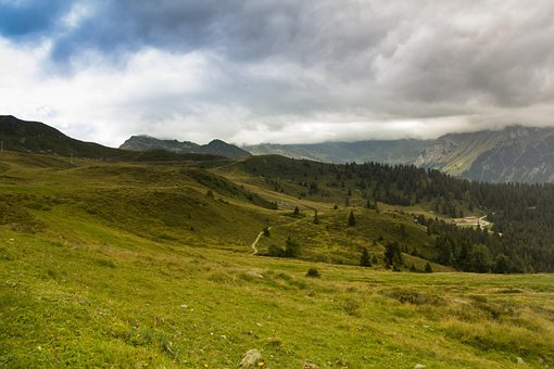 Landschaft, Italien, Draussen, Europa