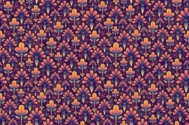 Free abstract background floral pattern illustration