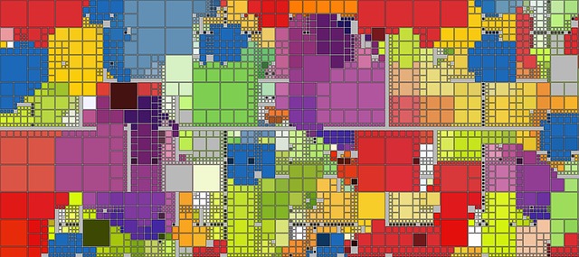 Free tile abstract architecture illustration